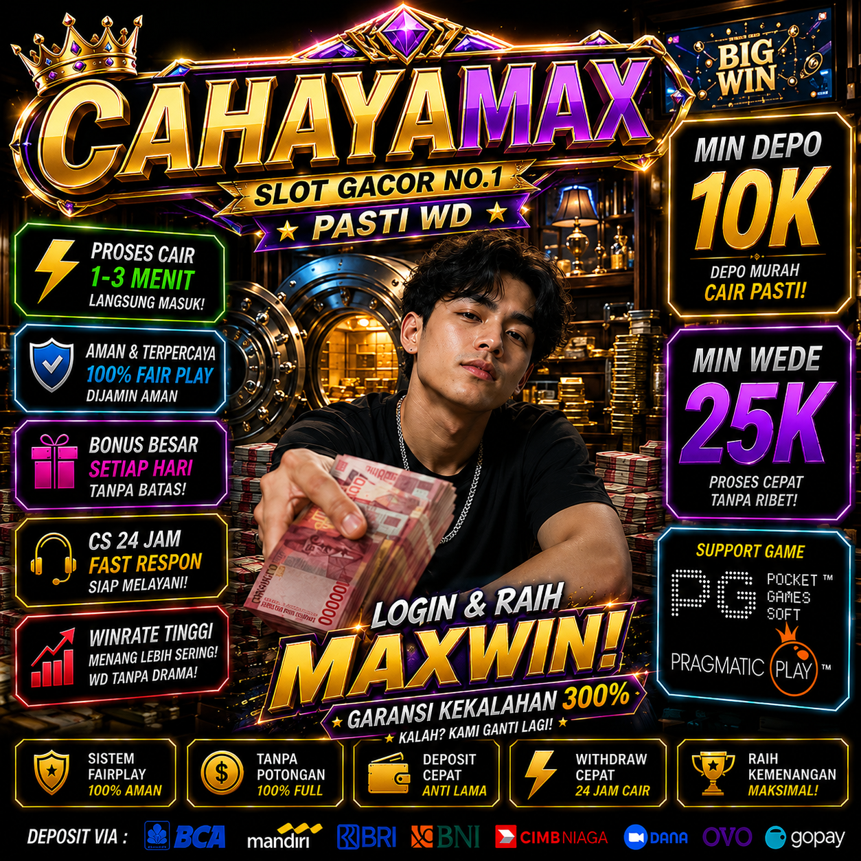 CAHAYAMAX 主 GAMING HUB PROFESIONAL UNTUK PENGALAMAN BERMAIN MAKSIMAL